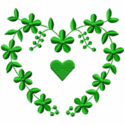 Flowers And Tree Embroidery Design 8